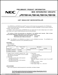 uPD789154GS-xxx Datasheet
