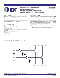 IDTQS3125S1 Datasheet