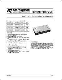 GS70T300-3.5 Datasheet