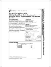 ADC08134CIWM Datasheet