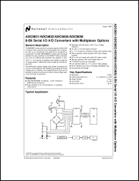 ADC0834CIWM Datasheet