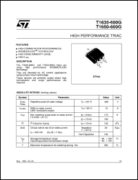T1635-600G Datasheet