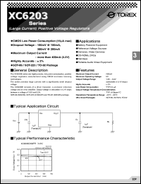 XC6203P602PL Datasheet
