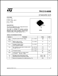 TN1215-600G Datasheet