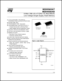 M29W800AB120N6T Datasheet