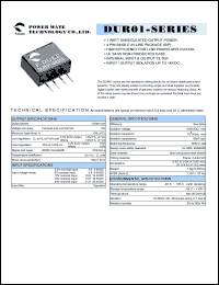 DUR01-24S33 Datasheet