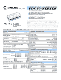 FDC10-12D15 Datasheet