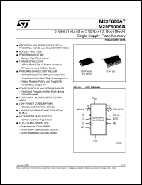 M29F800AT70N1 Datasheet