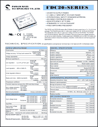 FDC20-48S12 Datasheet
