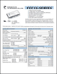 FEC15-24D12 Datasheet