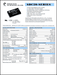 SDC20-48S15 Datasheet