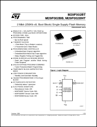 M29F002BB70K1 Datasheet