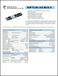 OPN20-05S2P5 Datasheet