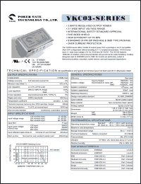 YKC03-12D15 Datasheet