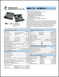 HEC75-48D3325-K Datasheet