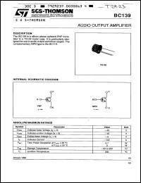 BC139 Datasheet