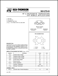 SD1275-01 Datasheet