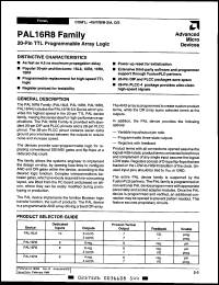 PAL16R6-D/2JC Datasheet