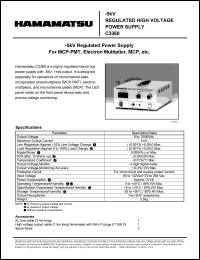 C3360 Datasheet