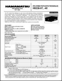 H8236-07 Datasheet