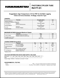 R4177-01 Datasheet