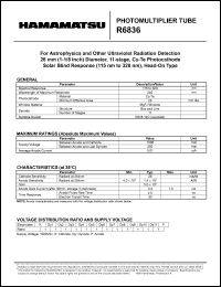 R6836 Datasheet