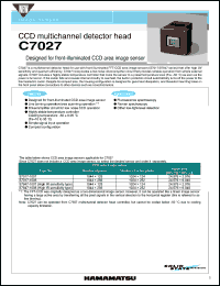 C7027 Datasheet
