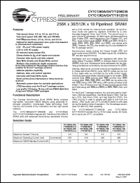 CY7C1362A-166BGC Datasheet