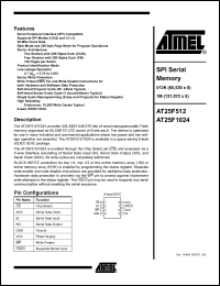 AT25F1024N-10SI-2.7 Datasheet