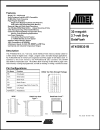 AT45DB321-TI Datasheet