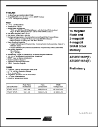 AT52BR1672-85CI Datasheet