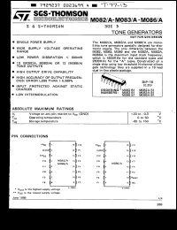 M082B1 Datasheet