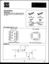 T74LS05M1 Datasheet