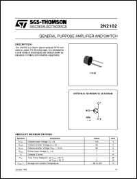 2N2102 Datasheet