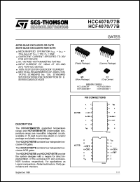 HCC4070BM1 Datasheet