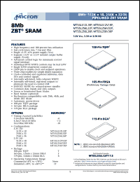 MT55L256L36PT-6 Datasheet