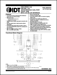 IDT70T651S010BCI Datasheet