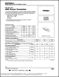 TP3021 Datasheet