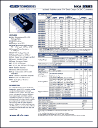 NKA0505SE Datasheet