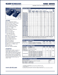 NMD120505S Datasheet
