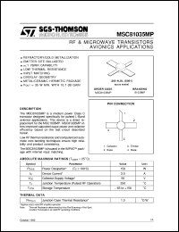 MSC81350M Datasheet