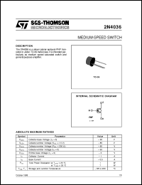 2N4036 Datasheet