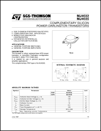 MJ4032 Datasheet