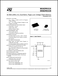 M59DR008E Datasheet