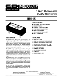 HB01U05D12Z Datasheet