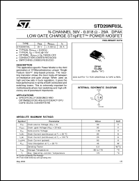 STD29NF03L Datasheet
