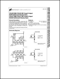 CD4011BMJ/883 Datasheet