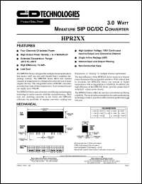 HPR205 Datasheet