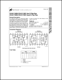 CD40174BMJ/883 Datasheet