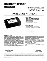 PWR1726A1 Datasheet